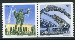 SWEDEN 1993 Tourist Attractions  MNH / **.   Michel 1772-73 - Unused Stamps