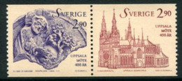 SWEDEN 1993 Synod Of Uppsala MNH / **.   Michel 1770-71 - Unused Stamps