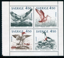 SWEDEN 1992 Birds Of The Baltic MNH / **.   Michel 1742-45 - Unused Stamps