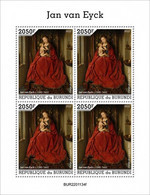 Burundi 2022, Art, Van Eyck, 4val In BF - Unused Stamps