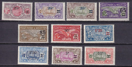 SPM - 10 Valeurs Surchargées Neuves De 1924/7 TTB - Unused Stamps