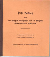 Postvertrag Zwischen Der Königlich Preußischen Und Der Königlich Niederländischen Regierung - Post-Vorschriften