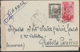 419 Colonie Italiane - Storia Postale  1942, Lettera Posta Militare Per Gradella Pandino, Affrancata Con Libia 50 C. + P - Autres & Non Classés