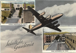 10-GUIDONIA-SALUTI DA...(AEREO) - Guidonia Montecelio