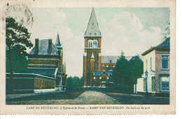 CAMP DE BEVERLOO  L'Eglise Et La Poste - Beringen