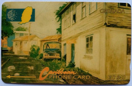 Grenada Cable And Wireless EC$40 6CGRC " Street Scene Gouvyave " - Grenade