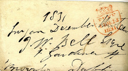 GB  1831 Free Front From Charles Brownlow M.P. For Lurgan To Dublin, Dated 14 DEC 1831 - ...-1840 Precursores