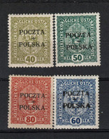 Pologne -  N°84/87 (1919 ) - Other & Unclassified