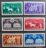LUXEMBOURG 1951 - MNH - Mi 443-448 - Nuevos