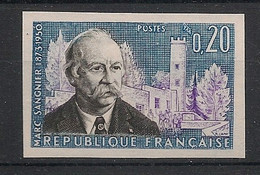 FRANCE - 1960 - N°Yv. 1271a - Marc Sangnier - VARIETE Non Dentelé / Imperf. - Neuf Luxe ** / MNH - 1951-1960