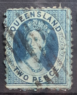 QUEENSLAND 1878 - Canceled - Sc# 58 - 2d - Used Stamps