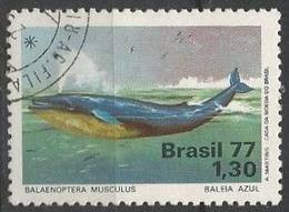 LSJP BRAZIL ANIMALS WHALE 1977 - Oblitérés