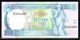 659-Malte 5 Liri 1994 B13 - Malte