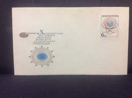 COB 69 1981 10° Journées Internationales Intersputnik Télécommunications Spatiales Satellites - Briefe