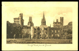 Cardiff Castle From The Grounds 1911 Tuck - Glamorgan