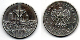 Pologne -  10000 Zlotych 1990 SUP - Poland