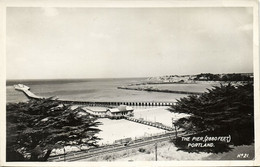 Australia, VIC, PORTLAND, The Pier (1950s) Valentine's RPPC Postcard - Other & Unclassified