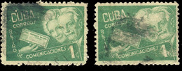 Cuba 1945. ~  YT 293 (par 2) - Retraités - Usados