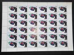 RUSSIA  MNH (**)1991 Soviet-British Space Flight - Feuilles Complètes