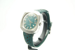Watches : RODANIA MEN ELECTRONIC GREEN DIAL W ORIGINAL BAND ULTRA RARE Model 2504.2 ETA 915 - Original -1972's -running - Watches: Top-of-the-Line