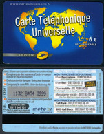 CARTE UNIVERSELLE RECHARGEABLE - LA POSTE 07/2008 - Ohne Zuordnung