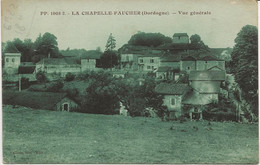 CARTE  LA CHAPELLE FAUCHER-DORDOGNE- VUE GENERALE - ANNEE 1943 - Sonstige & Ohne Zuordnung