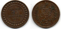 Tunisie -  10 Cents 1891 A TB+ - Tunisia