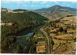 Haute Loire : RETOURNAC : Vue Aérienne : Photo Véritable : Grand Format - Retournac