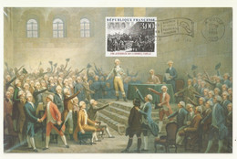 SOUVENIR FDC REVOLUTION FRANCAISE ASSEMBLEE DES 3 ORDRES VIZILLE. - Franz. Revolution