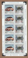 AC - TURKEY STAMP - CRABS BLUE CRAB, ROSY EGG CRAB, SWIMMER CRAB MNH FULL SHEET KLEINBOGEN 21 JUNE 2022 - Unused Stamps