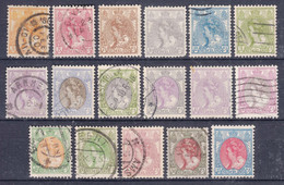 Netherlands 1899/1901/1908/1917/1920/1921 Queen Wilhelmina Mi#53,54,55,56,57,67,68,77,78,79,80,93,94,97,98,105 Mint/used - Oblitérés