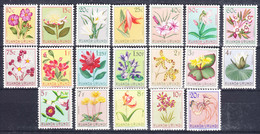 Ruanda-Urundi 1953 Flowers Mi#133-151 Mint Hinged - Neufs