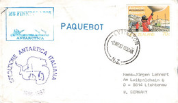 NEW ZEALAND - PAQUEBOT MS FINNPOLARIS 1987 > GERMANY / ZM211 - Covers & Documents