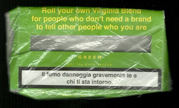 Busta Di Tabacco (Vuota) - Green Da 30g - Etichette