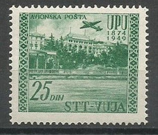 Italy Yugoslavia Italia Trieste Zone B Airmail Sassone 19 MNH / ** 1952 Sass.CV: 35,00€ Posta Aerea UPU - Luftpost