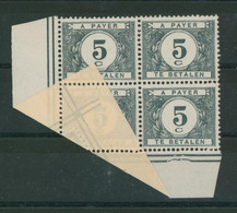 Taxe - TX32 En Bloc De 4 ** (MNH) + Variét De Piquage ! Superbe - Stamps