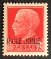 1941 - Italia - Occupazione Isole Ionie - Cent 75 - Nuovo - Ionian Islands