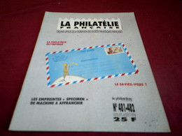 LA PHILATELIE FRANCAISE   N° 481 / 482 - Français