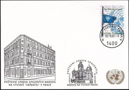 UNO WIEN 2005 Mi-Nr. 272 WEISSE KARTE - PRAG 16.09.2005 - Lettres & Documents