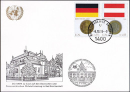 UNO WIEN 2006 Mi-Nr. 282 WEISSE KARTE - PHILATELISTENTAG BAD REICHENHALL 06.10.2006 - Storia Postale