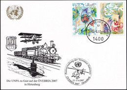 UNO WIEN 2007 Mi-Nr. WEISSE KARTE - ÖVEBRIA HIRTENBERG 15.06.2007 - Storia Postale