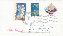 USA Cover Sent Air Mail To Denmark 8-12-2003 Topic Stamps - Cartas & Documentos