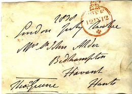 GB 1838 FREE  Front  Signed By Thomas Greene M.P For Lancaster 1824-52 - ...-1840 Precursores