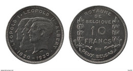ALBERT I * 10 Frank / 2 Belga 1930 Frans  Pos B * Prachtig  * Nr 10596 - 10 Frank & 2 Belgas