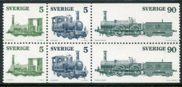 SWEDEN 1975  Steam Locomotives MNH / **.  Michel 918-20 - Neufs