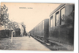 CPA 26 Donzere La Gare Train - Donzere