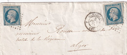 France N°10 X 2 Pour Alger - B/TB - 1852 Louis-Napoleon