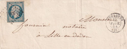 France N°10 Sur Devant De Lettre - TB - 1852 Louis-Napoleon