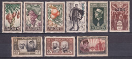 ALGERIE - ANNEES 1950+1951 COMPLETES ** MNH - YVERT N°279/287 - COTE 2022 = 54.5 EUR. - Années Complètes