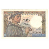 France, 10 Francs, Mineur, 1947, K.154, SUP, Fayette:8.19, KM:99f - 10 F 1941-1949 ''Mineur''